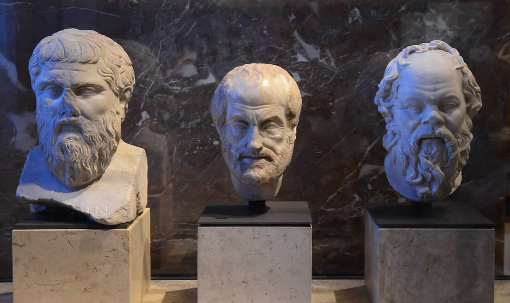 Platón, Aristóteles y Sócrates