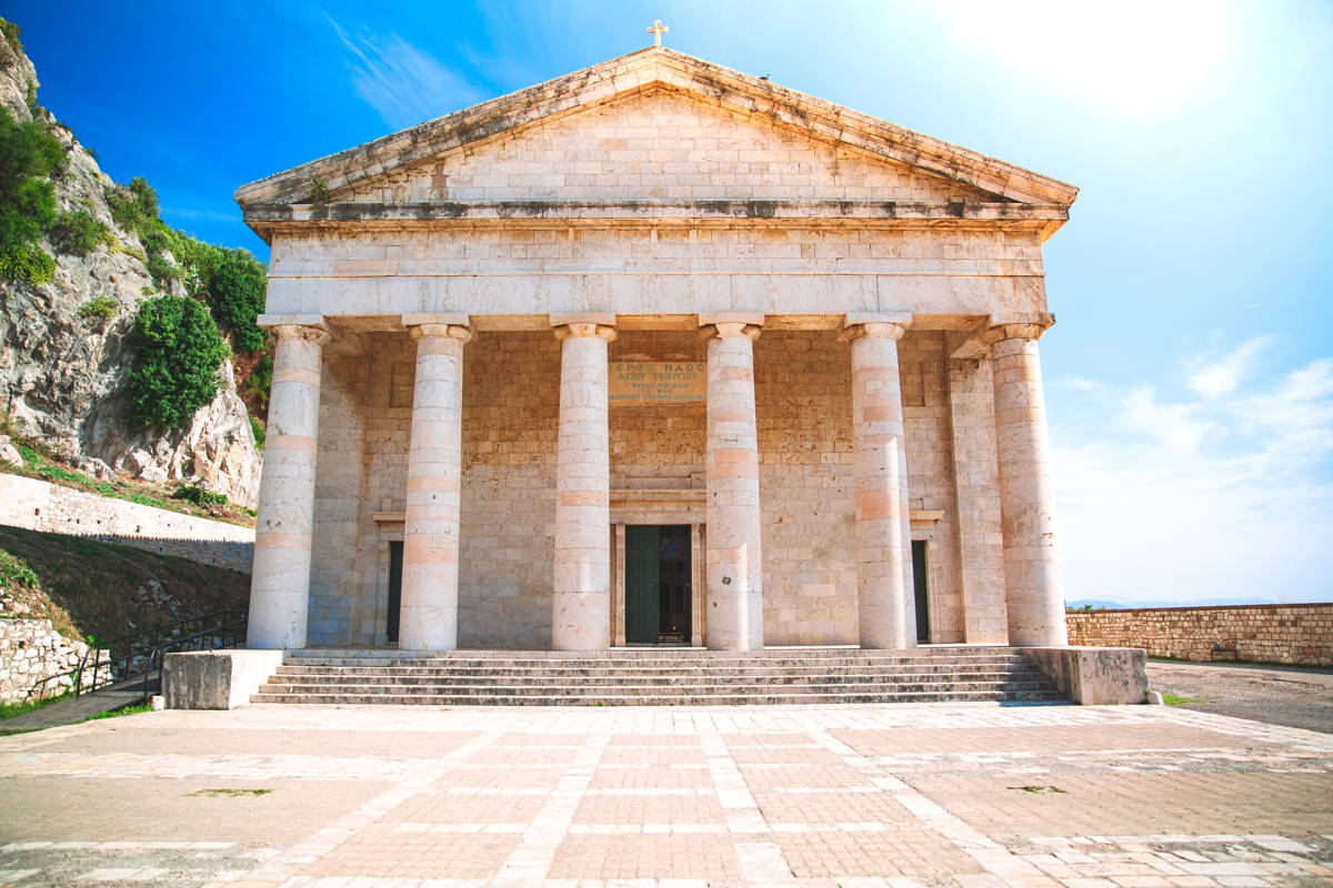 Templo de Corfú (Grecia)
