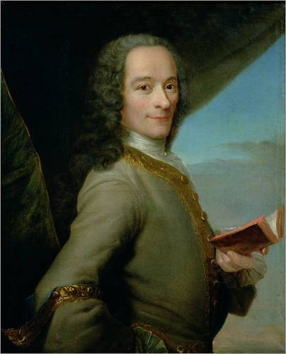 Retrato de Voltaire
